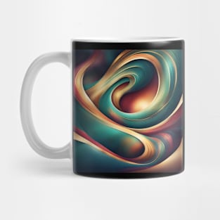 Abstract swirls art. Mug